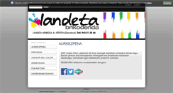 Desktop Screenshot of landetabrikodenda.com